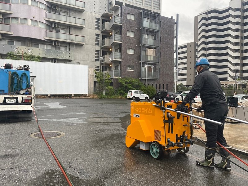 北九州市八幡西区　舗装切断　