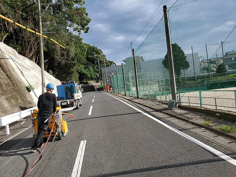 福岡県直方市　ｶｯﾀｰ切断　汚泥処分