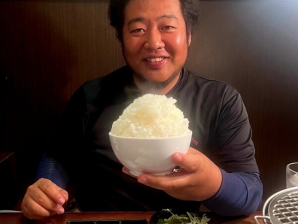 熱中症対策は山盛りの米🌞の画像