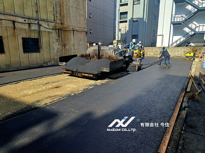 大分県　都町　舗装工事　駐車場