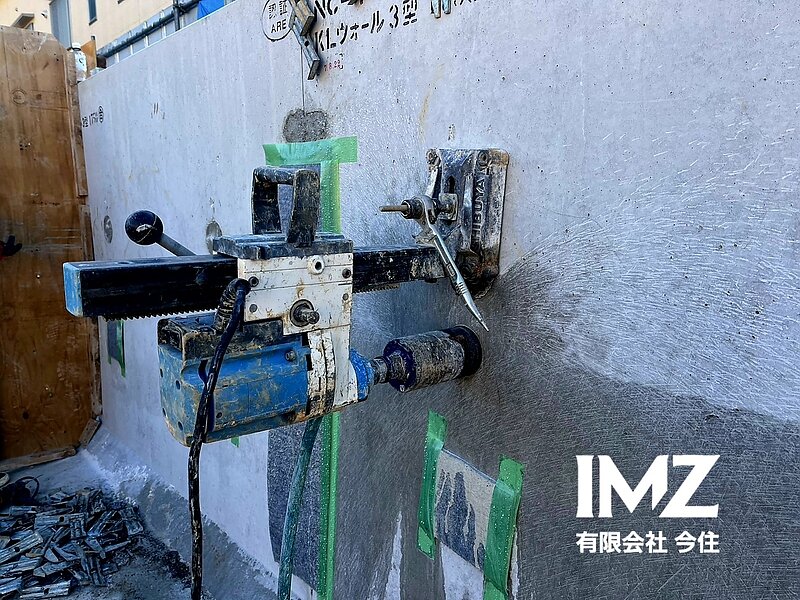 コア抜き　北九州市小倉南区