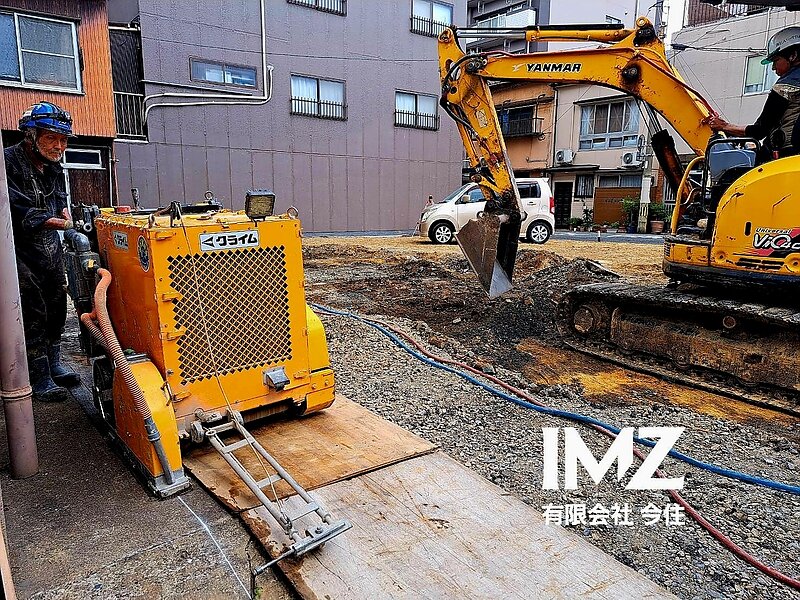 カッター切断　戸畑区　コンクリート切断　汚泥処理